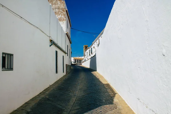 Carmona España Julio 2021 Calle Estrecha Ciudad Carmona Llamada Estrella — Foto de Stock