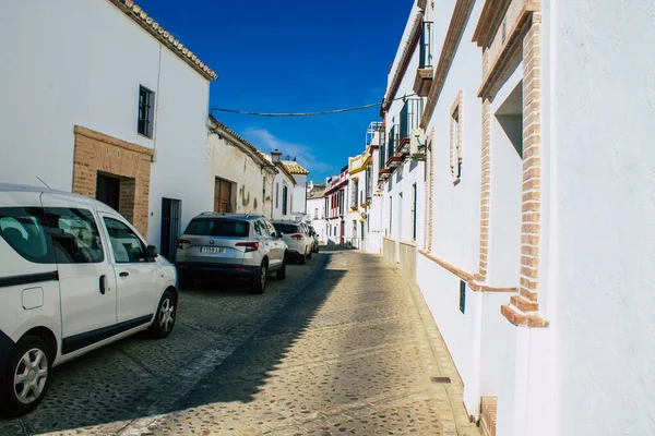 Carmona España Julio 2021 Calle Estrecha Ciudad Carmona Llamada Estrella —  Fotos de Stock