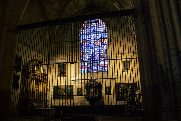 Seville Spain August 2021 Saint Metropolitan Patriarchal Cathedral Church Santa — Stock Photo, Image