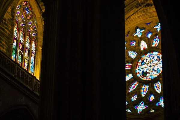 Séville Espagne Août 2021 Intérieur Cathédrale Saint Métropolitaine Patriarcale Santa — Photo