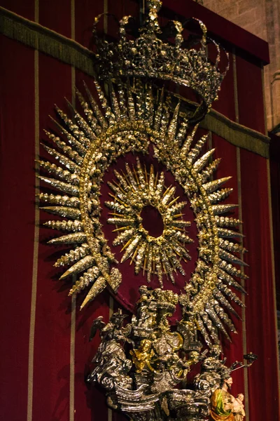 Sevilla España Agosto 2021 Dentro Catedral Metropolitana Patriarcal Santa Maria — Foto de Stock