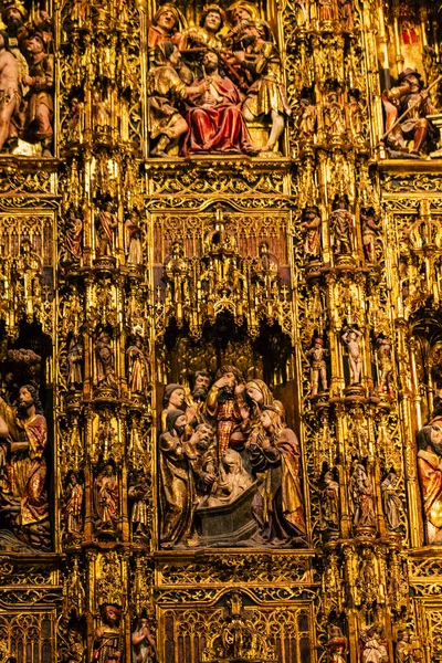 Sevilla Španělsko Srpen 2021 Uvnitř Katedrály Metropolitní Patriarchální Kostel Santa — Stock fotografie