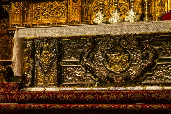 Seville Spain August 2021 Saint Metropolitan Patriarchal Cathedral Church Santa — Stock Photo, Image