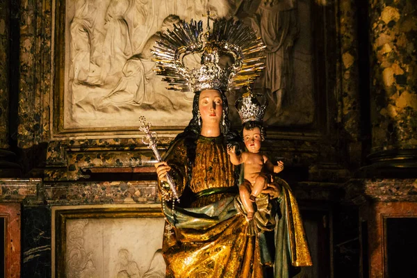Séville Espagne Août 2021 Intérieur Cathédrale Saint Métropolitaine Patriarcale Santa — Photo