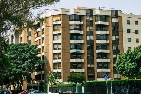 Sevilla Spanje Augustus 2021 Gebouw Van Een Gebouw Straten Van — Stockfoto