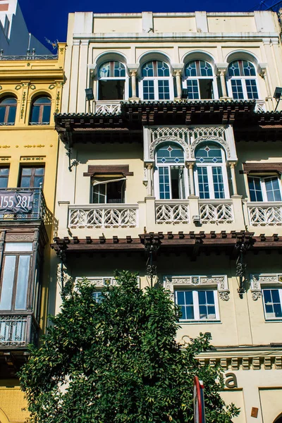 Seville Spain August 2021 Facade Building Streets Seville Emblematic City — Stock Photo, Image