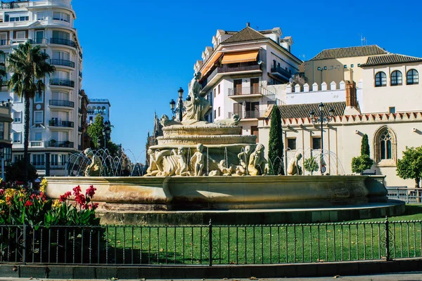 Sevilla Spanien Augusti 2021 Stadslandskap Staden Sevilla Symbolisk Stad Och — Stockfoto