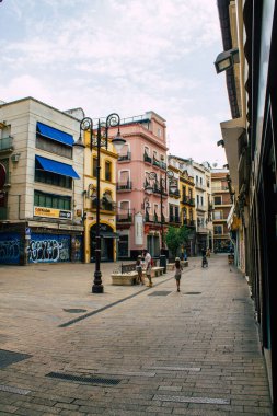 Seville İspanya 10 Ağustos 2021 Sevilla şehri, sembolik bir şehir ve İspanya 'nın güneyindeki Endülüs Bölgesi' nin başkenti.