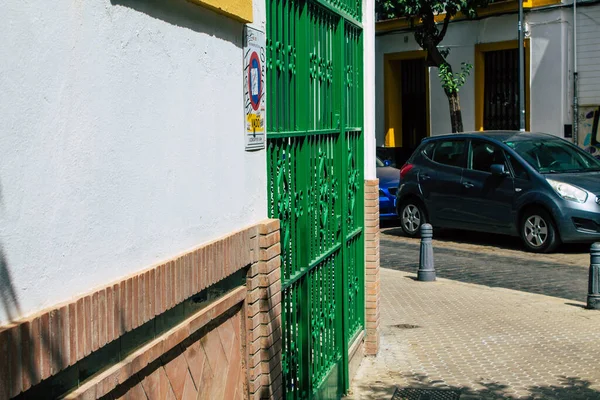 Sevilla Spanje Augustus 2021 Stedelijk Landschap Van Stad Sevilla Een — Stockfoto