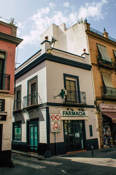 Sevilla Automatische Übersetzung Spanien August 2021 Städtische Landschaft Der Stadt — Stockfoto