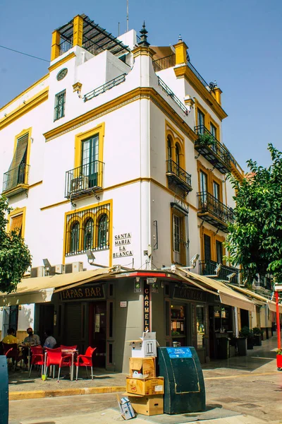 Sevilla Automatische Übersetzung Spanien August 2021 Städtische Landschaft Der Stadt — Stockfoto