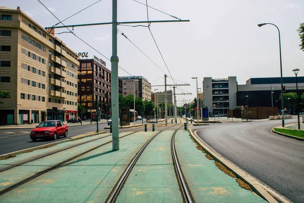 Sevilla Automatische Übersetzung Spanien August 2021 Städtische Landschaft Der Stadt — Stockfoto