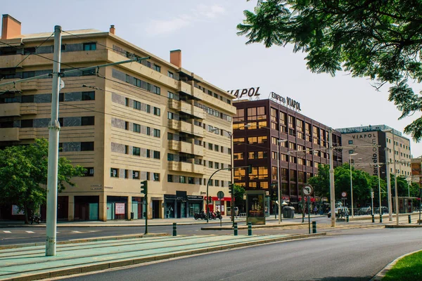 Sevilla Automatische Übersetzung Spanien August 2021 Städtische Landschaft Der Stadt — Stockfoto