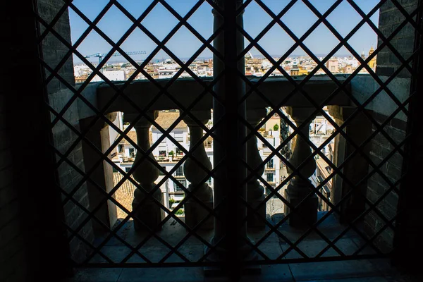 Siviglia Spagna Agosto 2021 Campane Giralda Minareto Della Grande Moschea — Foto Stock