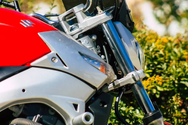 Carmona Spain August 2021 Suzuki Gxr 700 Motorcycle Parked Streets — Stock Photo, Image