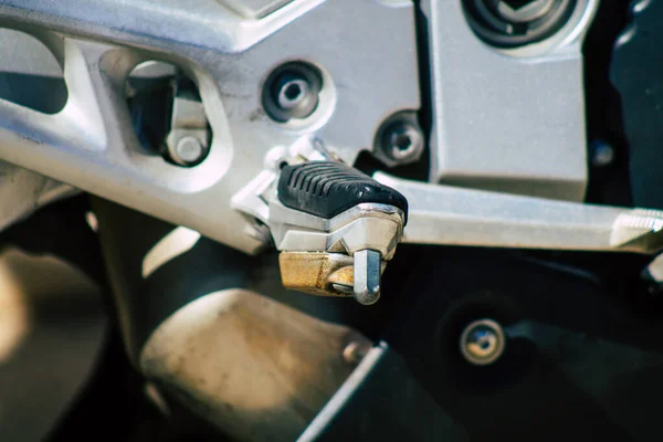 Carmona Spain August 2021 Suzuki Gxr 700 Motorcycle Parked Streets — Stock Photo, Image