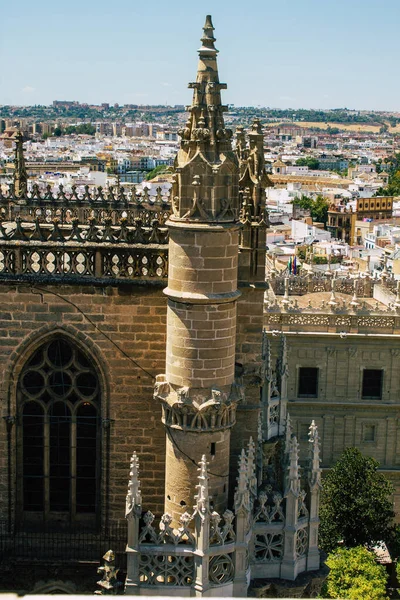 Sevilla Spanien Augusti 2021 Utsikt Över Saint Metropolitan Och Patriarchal — Stockfoto