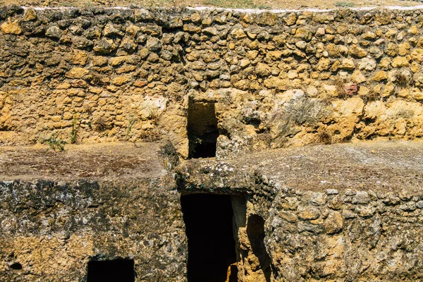 Carmona Espanha Agosto 2021 Necrópole Considerada Dos Maiores Mais Bem — Fotografia de Stock