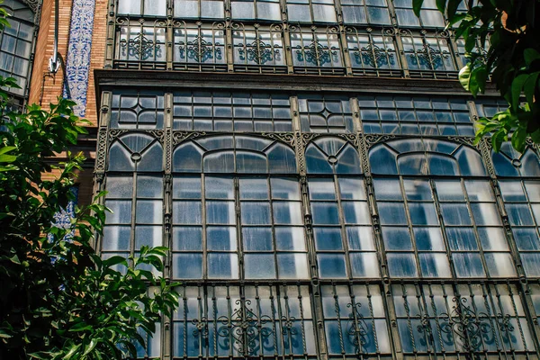 Seville Spain August 2021 Building Located Triana Neighborhood Seville Emblematic — Stock Photo, Image