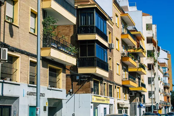 Sevilha Espanha Agosto 2021 Edifício Localizado Cidade Sevilha Cidade Emblemática — Fotografia de Stock