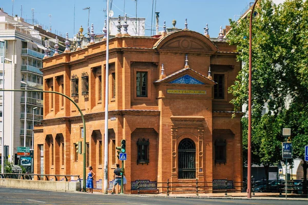 Sevilla España Agosto 2021 Edificio Situado Ciudad Sevilla Ciudad Emblemática —  Fotos de Stock