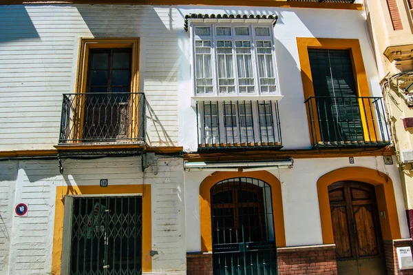 Sevilla Spanje September 2021 Gebouw Gelegen Stad Sevilla Symbolische Stad — Stockfoto