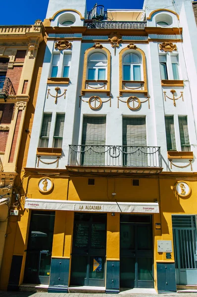 Sevilla Spanje September 2021 Gebouw Gelegen Stad Sevilla Symbolische Stad — Stockfoto