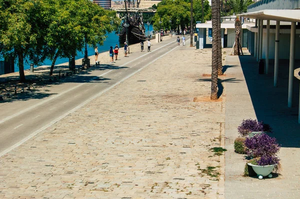 Sevilla Spanje September 2021 Stadsgezicht Van Sevilla Symbolische Stad Hoofdstad — Stockfoto