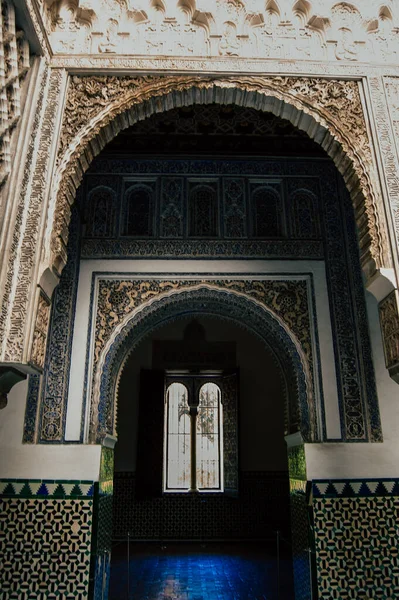 Seville Spain September 2021 Alcazar Seville Its Gardens Fortified Palace — Stock Photo, Image