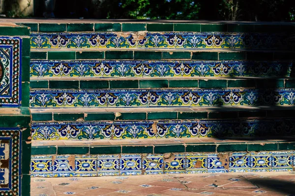 Seville Spain September 2021 Alcazar Seville Its Gardens Fortified Palace — Stock Photo, Image