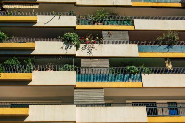 Seville İspanya 18 Eylül 2021 İspanya 'nın güneyinde, sembolik şehir ve Endülüs Bölgesi' nin başkenti Sevilla şehrinde yer alan bina.