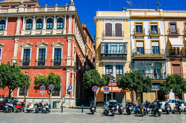 Sevilla Spanyolország Szeptember 2021 Building Located City Seville Emblematic City — Stock Fotó