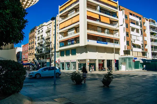 Seville Spain September 2021 Building Located City Seville Emblematic City — Stock Photo, Image