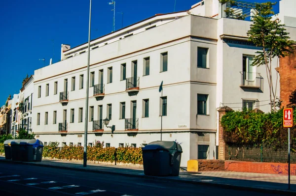 Sevilha Espanha Setembro 2021 Edifício Localizado Cidade Sevilha Cidade Emblemática — Fotografia de Stock