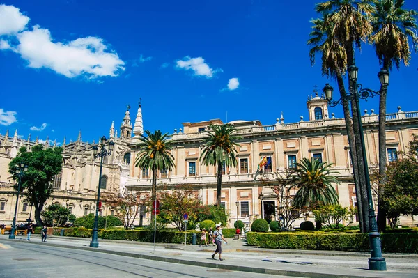 Séville Espagne Septembre 2021 Paysage Urbain Séville Ville Emblématique Capitale — Photo