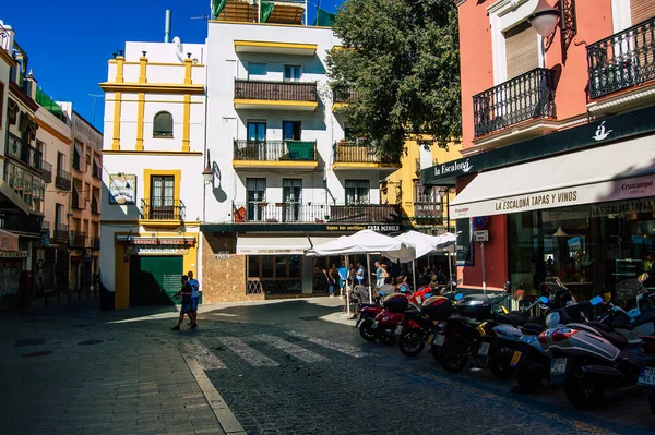 Sevilla Spanje September 2021 Stadsgezicht Van Sevilla Symbolische Stad Hoofdstad — Stockfoto