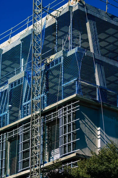 Σεβίλλη Ισπανία Σεπτεμβρίου 2021 Κατασκευή Ενός Νέου Κτιρίου Στο Κέντρο — Φωτογραφία Αρχείου