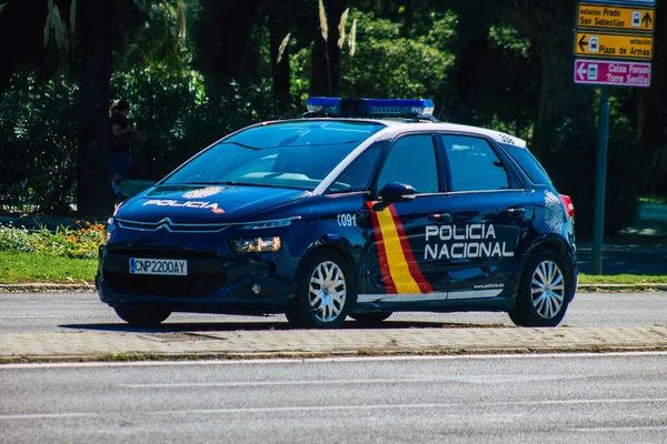 Sevilla España Septiembre 2021 Patrulla Policial Patrulla Por Las Calles — Foto de Stock