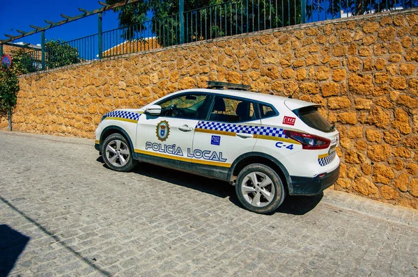 Carmona España Septiembre 2021 Policía Local Patrulla Las Calles Carmona — Foto de Stock