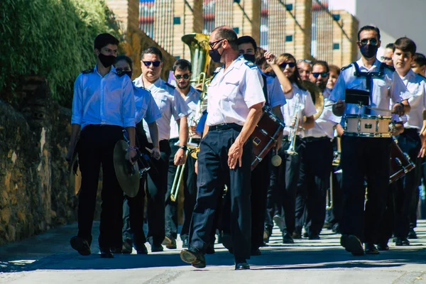 Carmona España Septiembre 2021 Enfoque Miembros Una Orquesta Musical Local —  Fotos de Stock