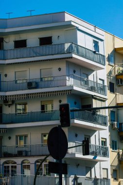 Seville İspanya 22 Eylül 2021 İspanya 'nın güneyinde, sembolik şehir ve Endülüs Bölgesi' nin başkenti Sevilla şehrinde yer alan bina.