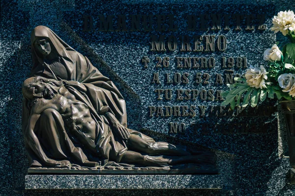 Sevilla Spanien September 2021 Typische Gräber Auf Einem Christlichen Friedhof — Stockfoto