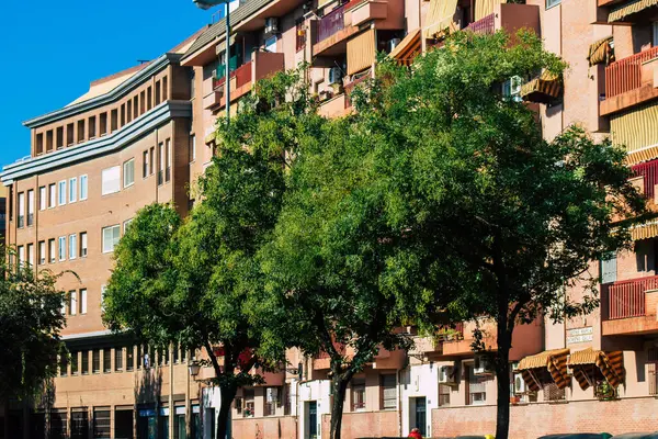 Sevilla Španělsko Září 2021 Budova Nachází Městě Sevilla Symbolické Město — Stock fotografie