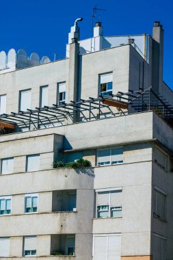 Seville İspanya 22 Eylül 2021 İspanya 'nın güneyinde, sembolik şehir ve Endülüs Bölgesi' nin başkenti Sevilla şehrinde yer alan bina.