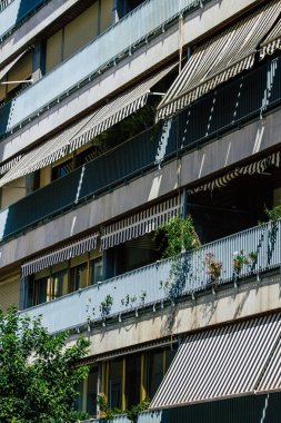 Seville İspanya 22 Eylül 2021 İspanya 'nın güneyinde, sembolik şehir ve Endülüs Bölgesi' nin başkenti Sevilla şehrinde yer alan bina.