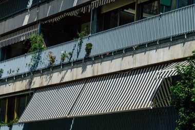 Seville İspanya 22 Eylül 2021 İspanya 'nın güneyinde, sembolik şehir ve Endülüs Bölgesi' nin başkenti Sevilla şehrinde yer alan bina.