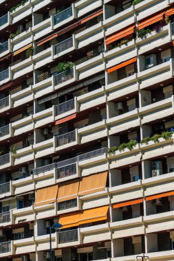 Seville İspanya 22 Eylül 2021 İspanya 'nın güneyinde, sembolik şehir ve Endülüs Bölgesi' nin başkenti Sevilla şehrinde yer alan bina.