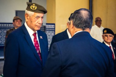 Seville, İspanya, 25 Ekim 2025. İspanyol Silahlı Kuvvetleri 9. Piyade Alayı 