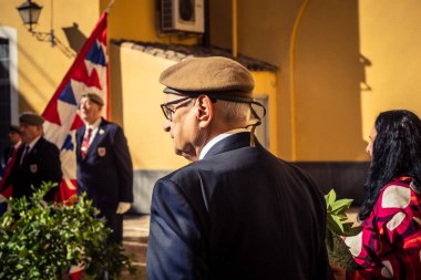 Seville, İspanya, 25 Ekim 2025. İspanyol Silahlı Kuvvetleri 9. Piyade Alayı 