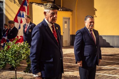 Seville, İspanya, 25 Ekim 2025. İspanyol Silahlı Kuvvetleri 9. Piyade Alayı 